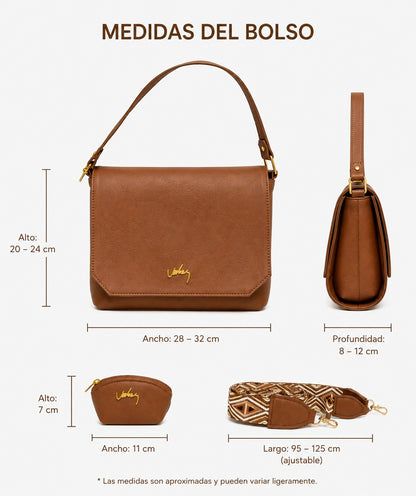 Combo Carriel - Bolso + Monedero de regalo 🎁
